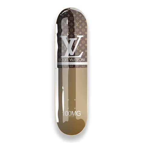 denial louis vuitton skateboard